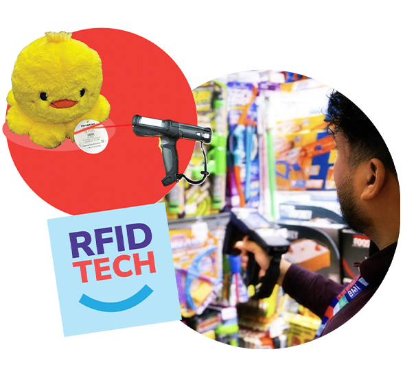 walls of prizes in arcade gift shop