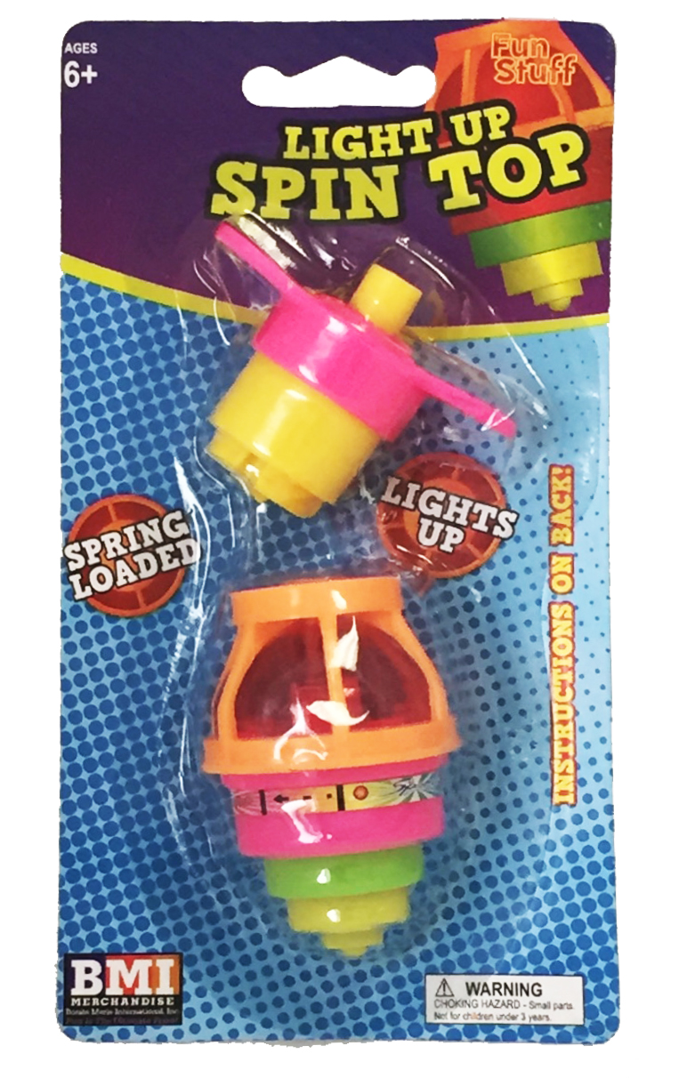 3.75IN LIGHT UP SPIN TOP