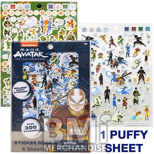 AVATAR STICKER BOOK WITH PUFFY STICKERS