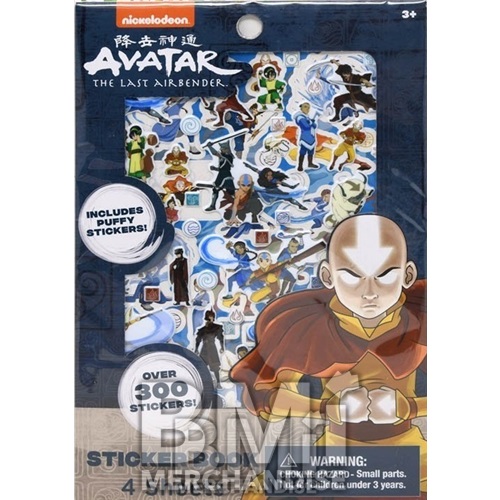 200 POINT - 24PC MODULAR HANGING KIT - AVATAR STICKER BOOK WITH PUFFY STICKERS