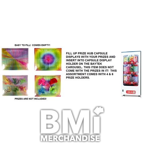 EMPTY PRIZE HUB CAPSULE DISPLAY UNITS