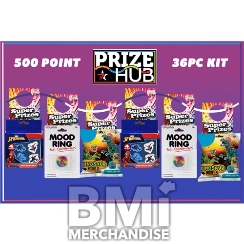 36PC 500 POINT MODULAR HANGING PRIZE HUB KIT
