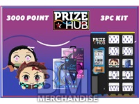3PC 3000 POINT MODULAR LOCKER PRIZE HUB KIT