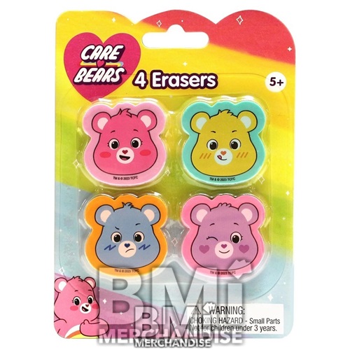 24PC SKILL FALL KIT- CARE BEARS ERASERS