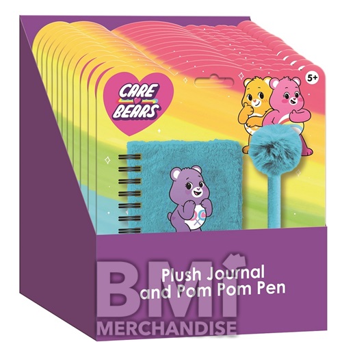 CARE BEARS PLUSH MINI JOURNAL & PEN