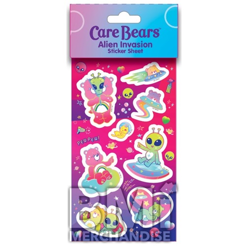 200 POINT- 48PC MODULAR HANGING KIT- CARE BEARS SINGLE SHEET STICKERS