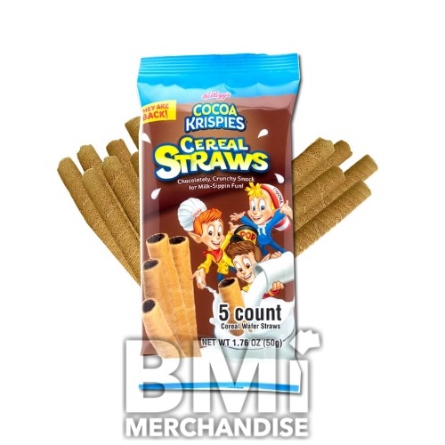 COCOA KRISPIES CEREAL STRAWS 5CT