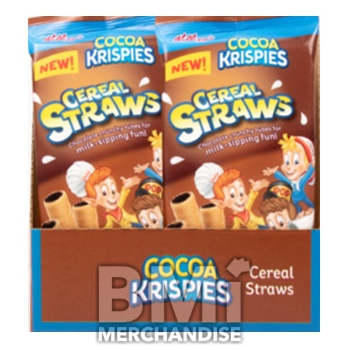 COCOA KRISPIES CEREAL STRAWS 5CT