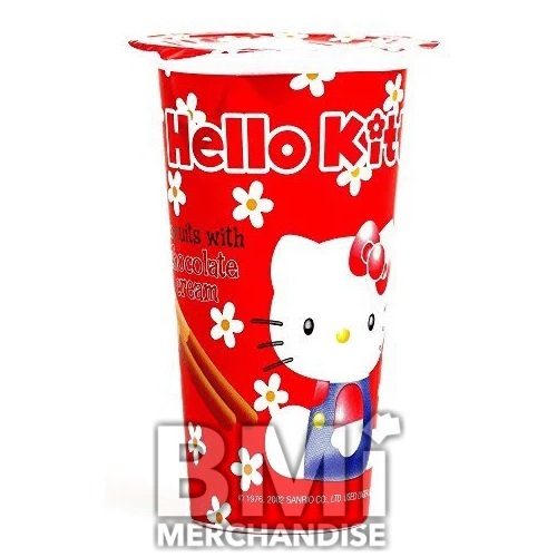 HELLO KITTY CHOCOLATE DIP BISCUITS