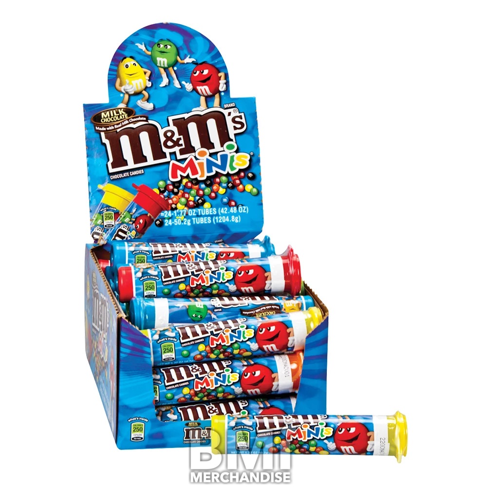 MINI M&M MEGA TUBE 24PC