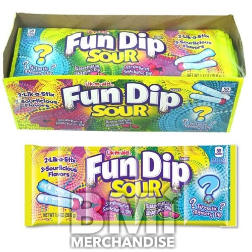 SOUR FUN DIP 1.4OZ BAGS 24CT