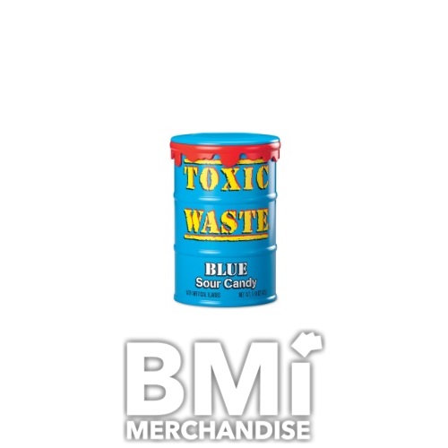 TOXIC WASTE BLUE FLAVORED DRUM SOUR CANDY