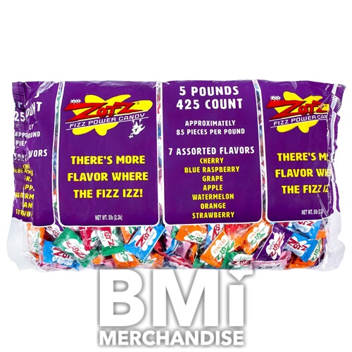 ZOTZ CANDY POWDER FIZZ ASST- BULK 425PC
