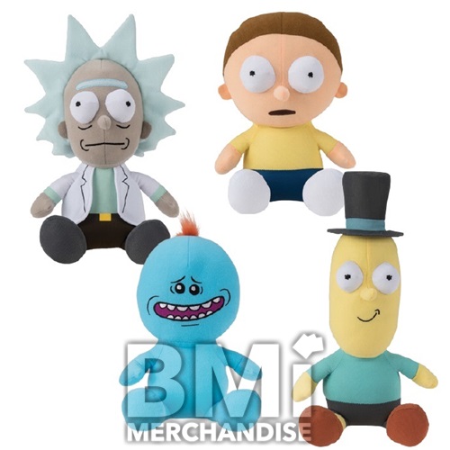 72PC 7-9INCH 100% LICENSED RICK & MORTY PLUSH CRANE KIT