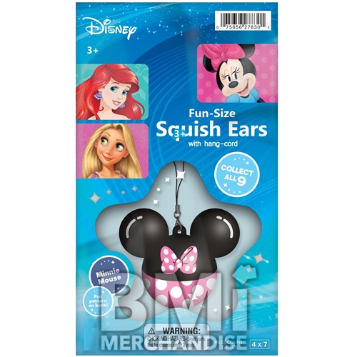 DISNEY FUN SIZE SQUISH EARS W/ HANG CORDS
