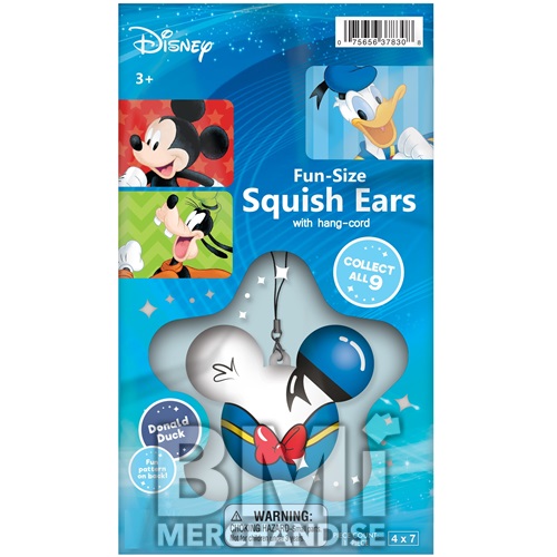 DISNEY FUN SIZE SQUISH EARS W/ HANG CORDS