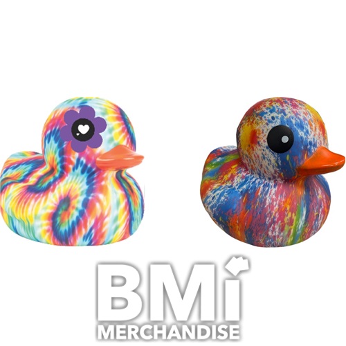 36PC 6INCH TIE-DIE & SPLATTER DUCK ASST CRANE KIT