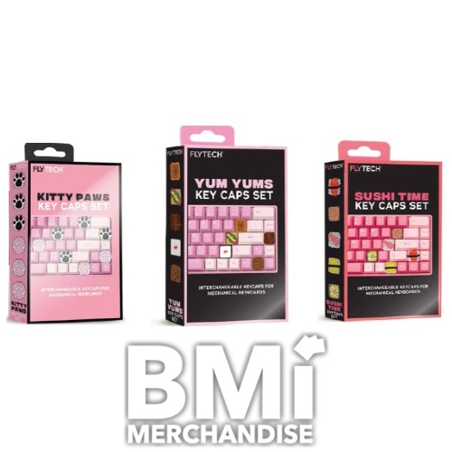 12PC STRAPPED KEYMASTER - FUN CAPKEY SET ASST