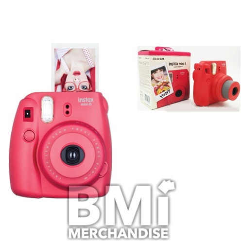 FUJI INSTAX MINI 8 INSTANT CAMERA - STRAPPED