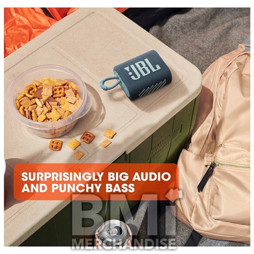 JBL GO4 PORTABLE WATERPROOF WIRELESS SPEAKER - STRAPPED