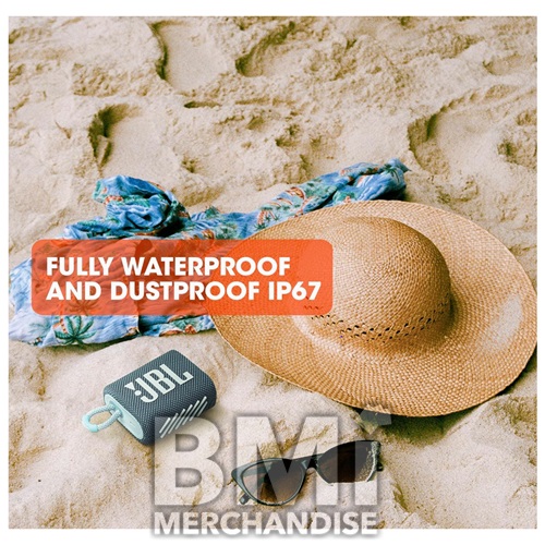 JBL GO4 PORTABLE WATERPROOF WIRELESS SPEAKER - STRAPPED
