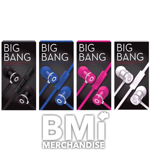 STEREO EARBUDS WITH MICROPHONE ASSORTMENT