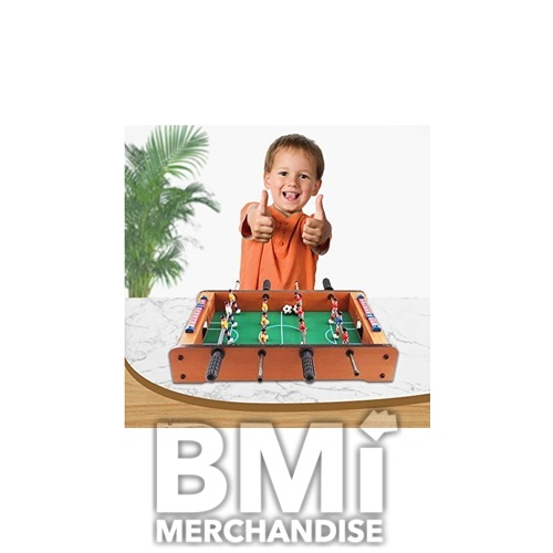 20IN X 12IN FOOSBALL WOODEN TABLE TOP GAME