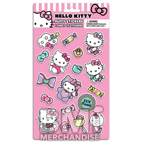 HELLO KITTY PUFFY STICKERS
