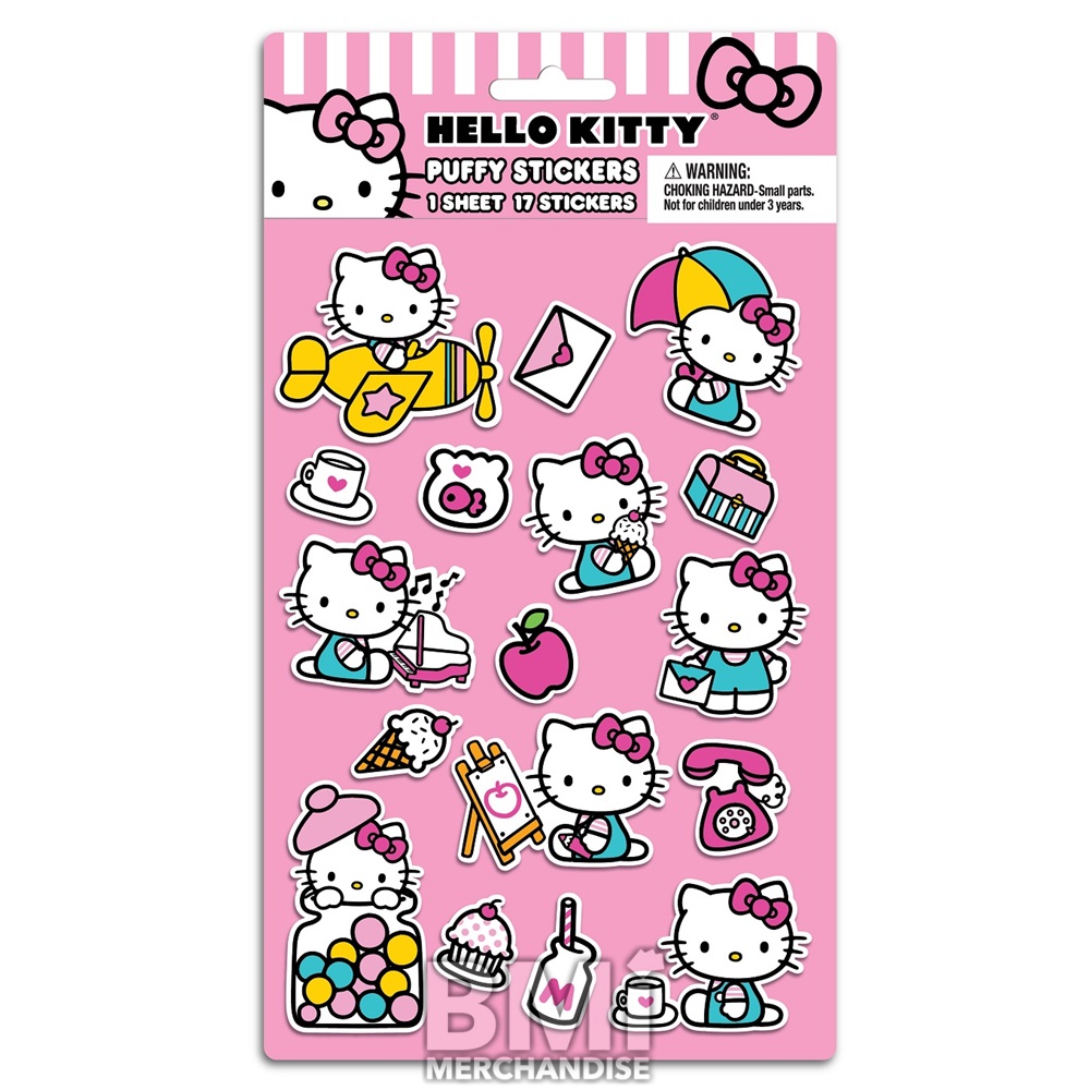 HELLO KITTY PUFFY STICKERS
