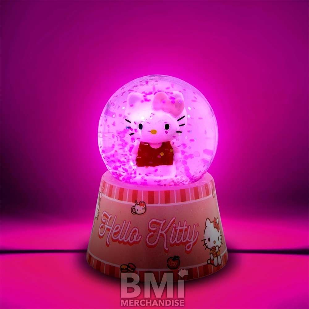 HELLO KITTY LIGHT UP SNOW GLOBE