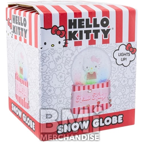 HELLO KITTY LIGHT UP SNOW GLOBE