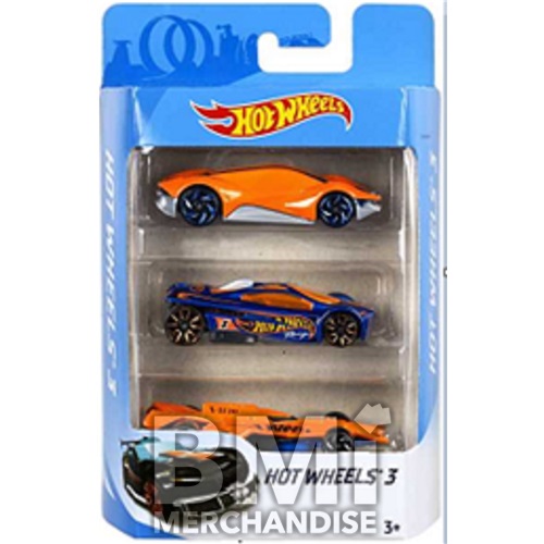HOT WHEELS BASIC CAR 3 PACK ASST