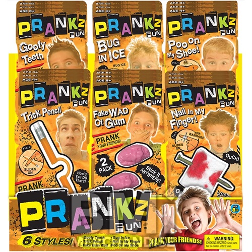 CARDED GAGS IN DISPLAY - 36 PC