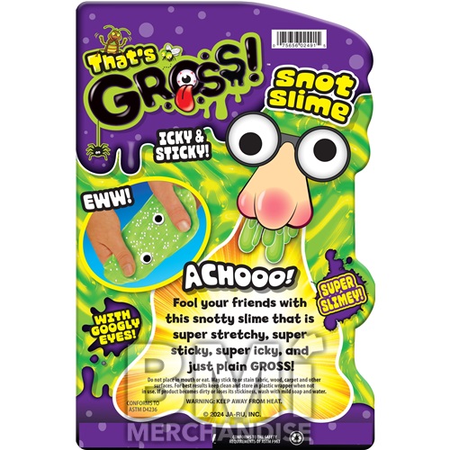 THATS GROSS AH-CHOO SNOT SLIME