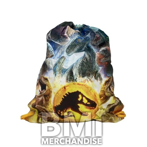 JURASSIC WORLD DRAWSTRING SLING BAG