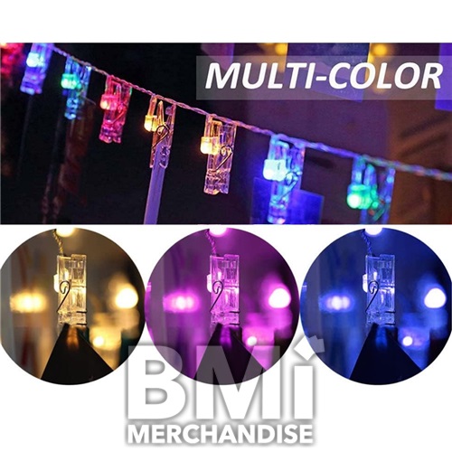LED MULTI COLOR CLIP HANGERS