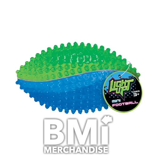 LIGHT UP TWO TONED FOOTBALL ASST