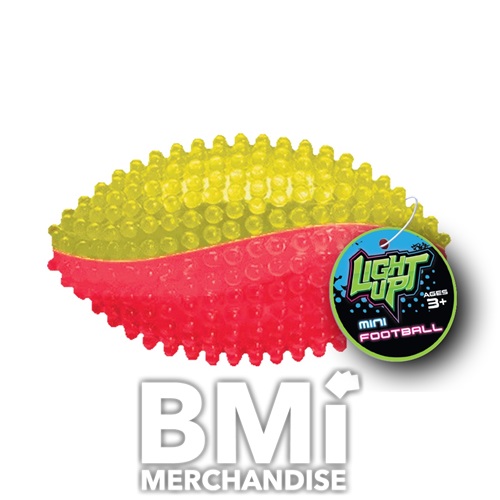 LIGHT UP TWO TONED FOOTBALL ASST