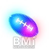 LIGHT UP TWO TONED FOOTBALL ASST