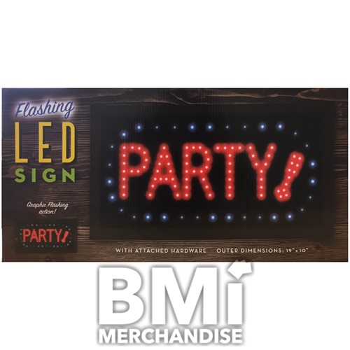 LED PARTY SIGN