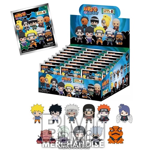 NARUTO 3D FOAM BLIND BAG CLIPS