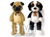 30IN BAILY THE DOG AND PUG PLUSH