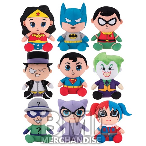 7INCH DC COMIC  PLUSH ASSORTMENT