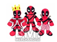 48PC 14IN 100% LICENSED JUMBO DEADPOOL PLUSH ASST CRANE KIT