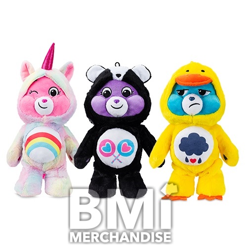 48PC 11 INCH 100% LICENSED JUMBO CARE BEAR ASST PLUSH CRANE KIT