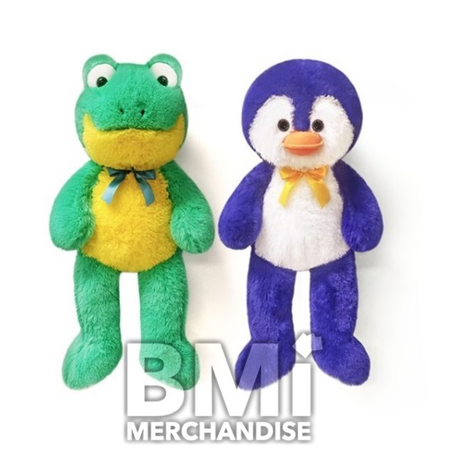 30IN FROG AND PENGUIN PLUSH