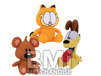 144PC MIX 7INCH 20% LICENSED GARFIELD THE CAT BIGHEAD PLUSH ASST CRANE KIT