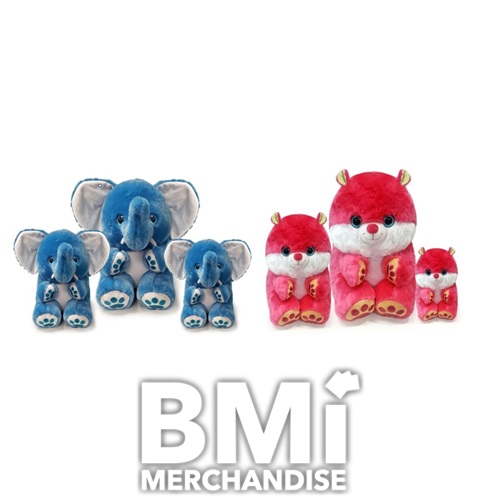 21INCH GLITTER PAWS ASSORTED PLUSH 2 CHARACTERS