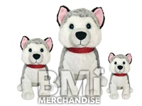 21INCH HAWK THE HUSKY PLUSH