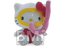 72PC 6-9INCH 100% LICENSED HELLO KITTY PLUSH CRANE KIT